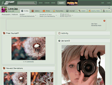 Tablet Screenshot of lovejaa.deviantart.com