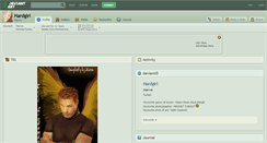Desktop Screenshot of hardgirl.deviantart.com