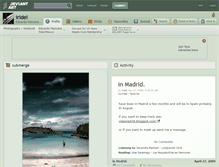 Tablet Screenshot of iridel.deviantart.com