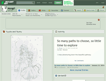 Tablet Screenshot of moogri.deviantart.com
