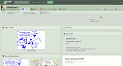 Desktop Screenshot of kittenlover11.deviantart.com