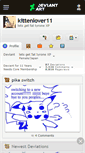 Mobile Screenshot of kittenlover11.deviantart.com