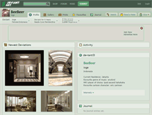 Tablet Screenshot of beebeer.deviantart.com
