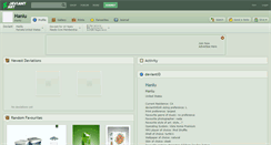 Desktop Screenshot of hanlu.deviantart.com