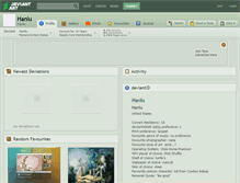 Tablet Screenshot of hanlu.deviantart.com