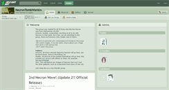 Desktop Screenshot of necrontombworld.deviantart.com