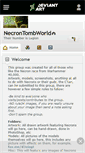 Mobile Screenshot of necrontombworld.deviantart.com