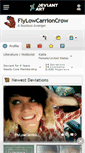 Mobile Screenshot of flylowcarrioncrow.deviantart.com