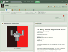 Tablet Screenshot of jutah.deviantart.com