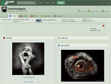 Tablet Screenshot of consciousspace.deviantart.com