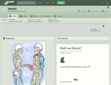 Tablet Screenshot of nekoiki.deviantart.com