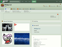 Tablet Screenshot of ppgfan123.deviantart.com