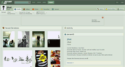 Desktop Screenshot of j0ust.deviantart.com