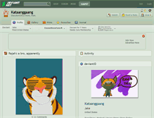 Tablet Screenshot of kataanggaang.deviantart.com