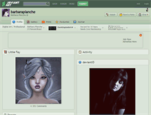 Tablet Screenshot of barbaraplanche.deviantart.com