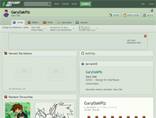 Tablet Screenshot of garyoakplz.deviantart.com