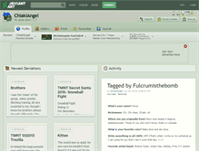 Tablet Screenshot of chiakiangel.deviantart.com