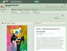 Tablet Screenshot of cartoonist4eternity.deviantart.com