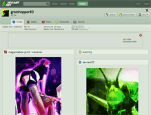 Tablet Screenshot of grasshopper83.deviantart.com