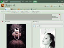 Tablet Screenshot of iridescence-art.deviantart.com