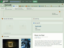 Tablet Screenshot of padrino88.deviantart.com