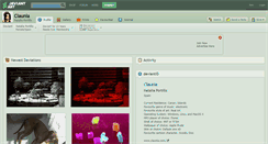 Desktop Screenshot of claunia.deviantart.com