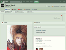 Tablet Screenshot of forever-yoshiki.deviantart.com