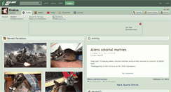 Desktop Screenshot of kvakva.deviantart.com