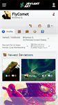 Mobile Screenshot of flycomet.deviantart.com