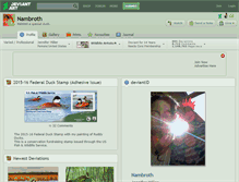 Tablet Screenshot of nambroth.deviantart.com