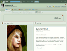 Tablet Screenshot of nimaway12.deviantart.com