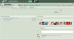 Desktop Screenshot of butterflybay.deviantart.com