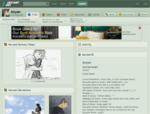 Tablet Screenshot of anyan.deviantart.com