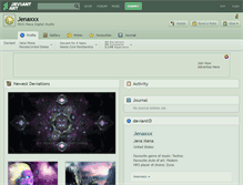 Tablet Screenshot of jenaxxx.deviantart.com