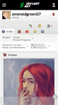 Mobile Screenshot of emeraldgreen07.deviantart.com