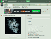 Tablet Screenshot of critelli.deviantart.com