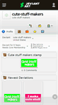 Mobile Screenshot of cute-stuff-makers.deviantart.com