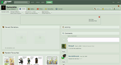 Desktop Screenshot of demonkite.deviantart.com