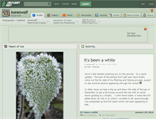 Tablet Screenshot of korenwolf.deviantart.com