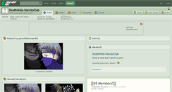 Desktop Screenshot of deathnote-narutoclub.deviantart.com