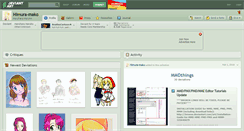 Desktop Screenshot of himura-mako.deviantart.com