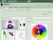 Tablet Screenshot of khobsessor.deviantart.com