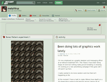 Tablet Screenshot of metavirus.deviantart.com