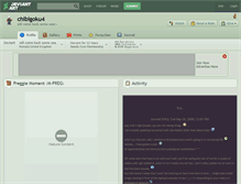 Tablet Screenshot of chibigoku4.deviantart.com