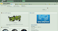 Desktop Screenshot of komic-graphics.deviantart.com