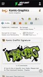 Mobile Screenshot of komic-graphics.deviantart.com