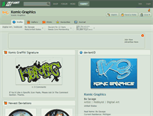 Tablet Screenshot of komic-graphics.deviantart.com