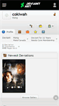 Mobile Screenshot of cokiwah.deviantart.com