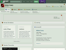Tablet Screenshot of mister-scary.deviantart.com