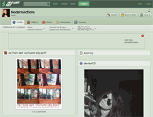 Tablet Screenshot of modernactions.deviantart.com